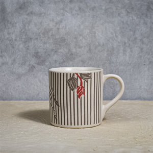 White - Ceramic Coffee Mug with Zebra Design Pack Of 1 (350ml)