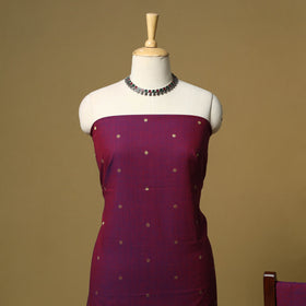 Zari buti jacquard cotton 3pc unstitched dress material 177