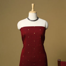 Zari buti jacquard cotton 3pc unstitched dress material 178