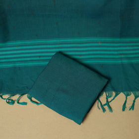 Zari buti jacquard cotton 3pc unstitched dress material 180