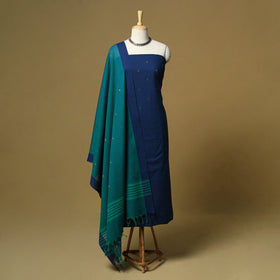 Zari buti jacquard cotton 3pc unstitched dress material 180