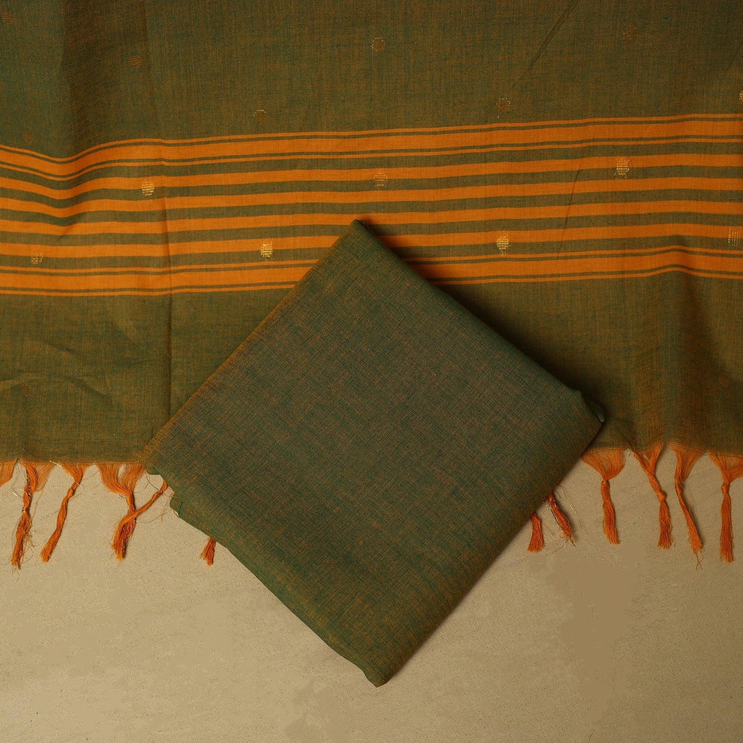 Zari buti jacquard cotton 3pc unstitched dress material 181