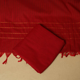 Zari buti jacquard cotton 3pc unstitched dress material 182