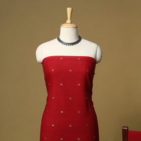 Zari buti jacquard cotton 3pc unstitched dress material 182