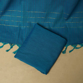 Zari buti jacquard cotton 3pc unstitched dress material 183