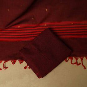 Zari buti jacquard cotton 3pc unstitched dress material 184