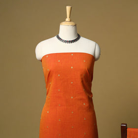 Zari buti jacquard cotton 3pc unstitched dress material 185