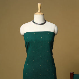 Zari buti jacquard cotton 3pc unstitched dress material 186