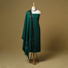 Zari buti jacquard cotton 3pc unstitched dress material 186