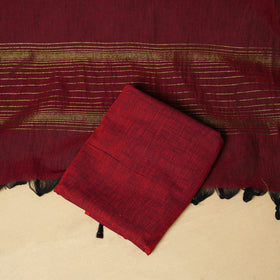 Zari buti jacquard cotton 3pc unstitched dress material 187