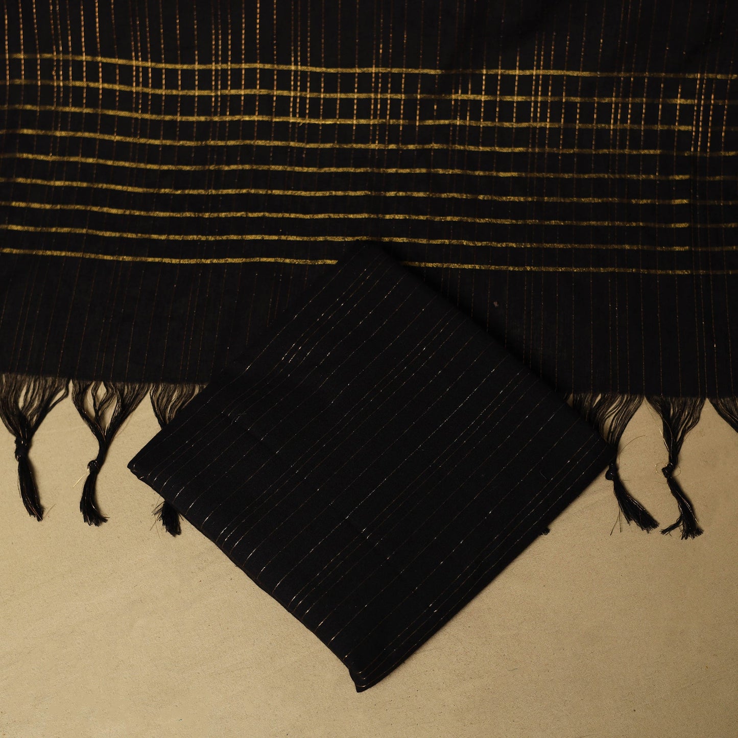 Zari buti jacquard cotton 3pc unstitched dress material 188