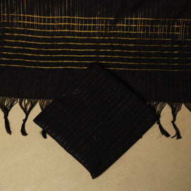 Zari buti jacquard cotton 3pc unstitched dress material 188