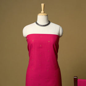 Zari buti jacquard cotton 3pc unstitched dress material 189