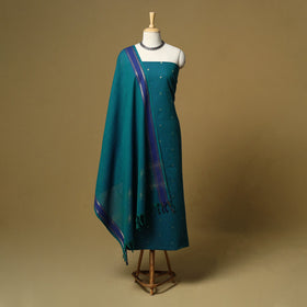 Zari buti jacquard cotton 3pc unstitched dress material 190