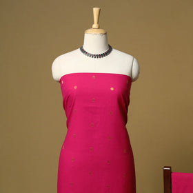 Zari buti jacquard cotton 3pc unstitched dress material 191