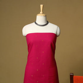 Zari buti jacquard cotton 3pc unstitched dress material 192