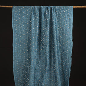 Zari buti silk tie-dye bandhani fabric 02 - handcrafted