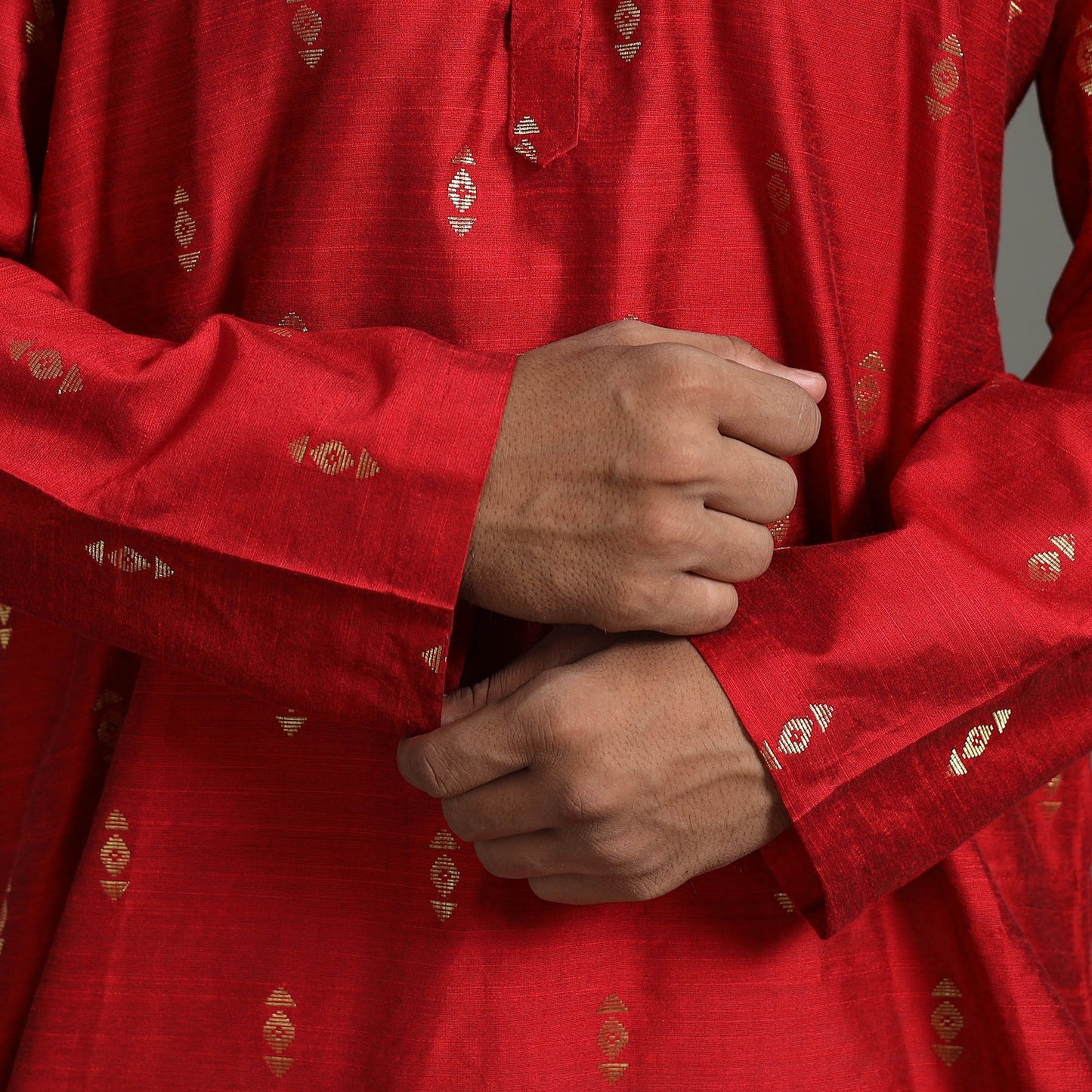  Silk Plain Men Kurta