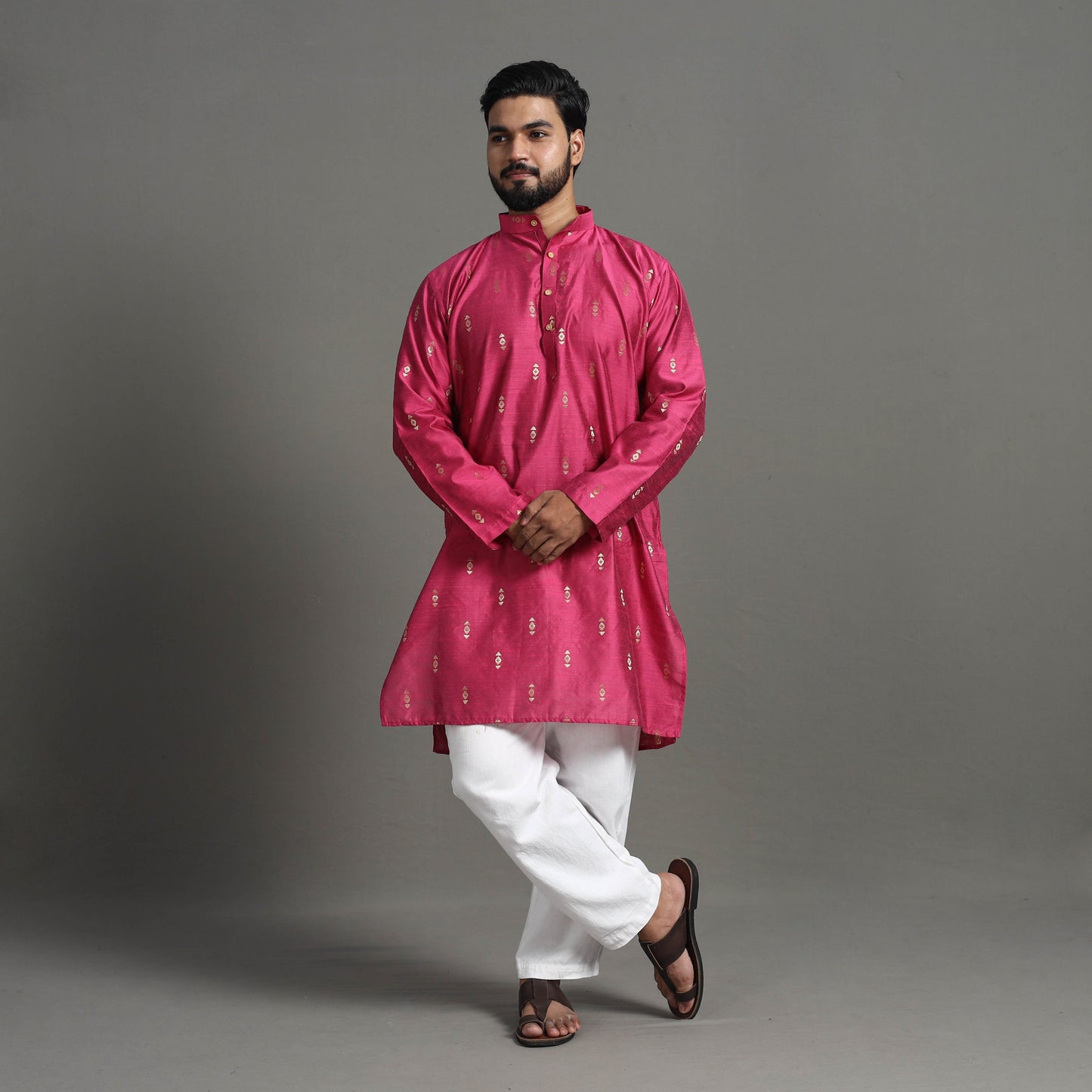 Buy Stylish Plain Kurta for Men Online in India
