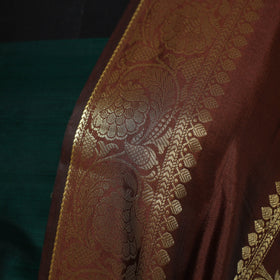 Zari work banarasi silk dupatta 09 - handcrafted