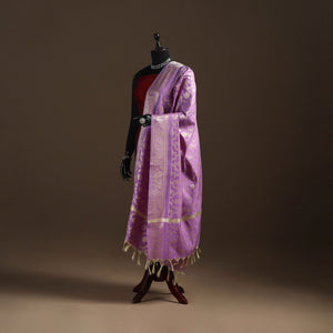 Zari work banarasi silk dupatta 33 - handcrafted