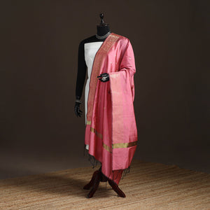 Zari work banarasi silk dupatta 38 - handcrafted