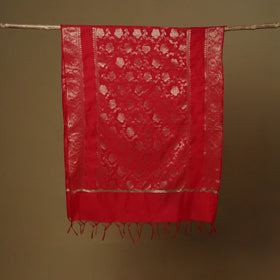 Zari work silk banarasi dupatta 01 - handcrafted