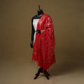 Zari work silk banarasi dupatta 01 - handcrafted