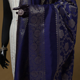Zari work silk banarasi dupatta 03 - handcrafted