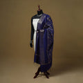 Zari work silk banarasi dupatta 03 - handcrafted