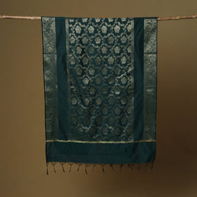 Zari work silk banarasi dupatta 07 - handcrafted