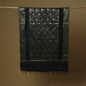 Zari work silk banarasi dupatta 08 - handcrafted