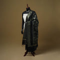 Zari work silk banarasi dupatta 08 - handcrafted