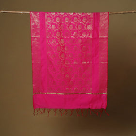 Zari work silk banarasi dupatta 09 - handcrafted