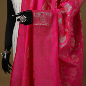 Zari work silk banarasi dupatta 09 - handcrafted