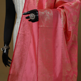 Zari work silk banarasi dupatta 10 - handcrafted