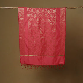 Zari work silk banarasi dupatta 11 - handcrafted