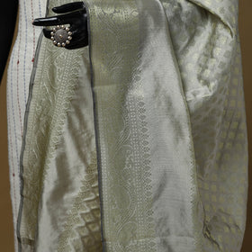 Zari work silk banarasi dupatta 21 - handcrafted
