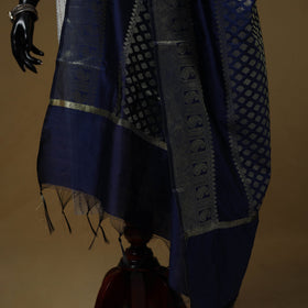 Zari work silk banarasi dupatta 22 - handcrafted