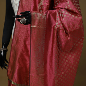 Zari work silk banarasi dupatta 24 - handcrafted