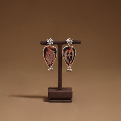 Zoya mirror & ghungroo work gs fabart handmade earrings