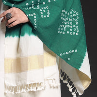 bandhani woolen stole