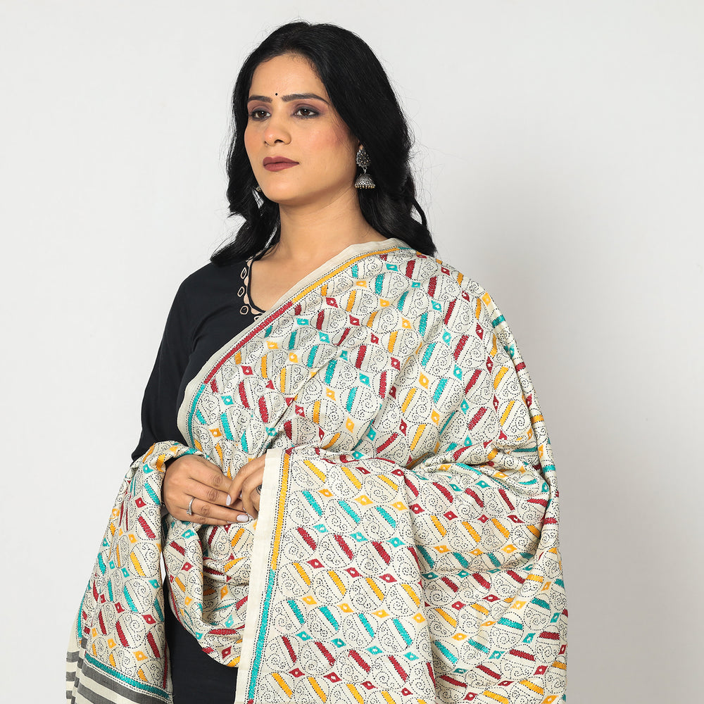 kantha embroidery dupatta