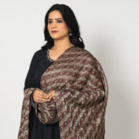 Kantha Embroidery Silk Dupatta 