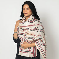 kantha embroidery stole