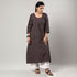 Buy Block Print Cotton A-Line Bagh Kurta For Women
