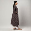 Buy Block Print Cotton A-Line Bagh Kurta For Women