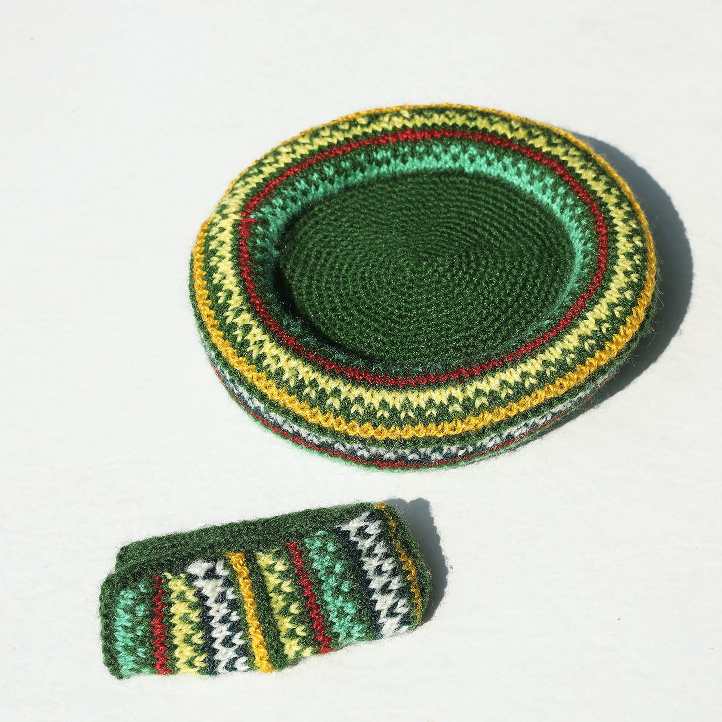 Kumaun Hand-knitted Woolen Tea Cozy Set