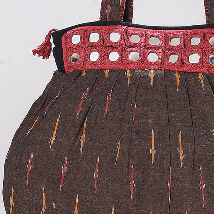 Lambani Mirror Work Hand Embroidery Cotton Shoulder Bag