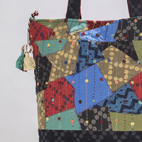 patchwork shoulder bag